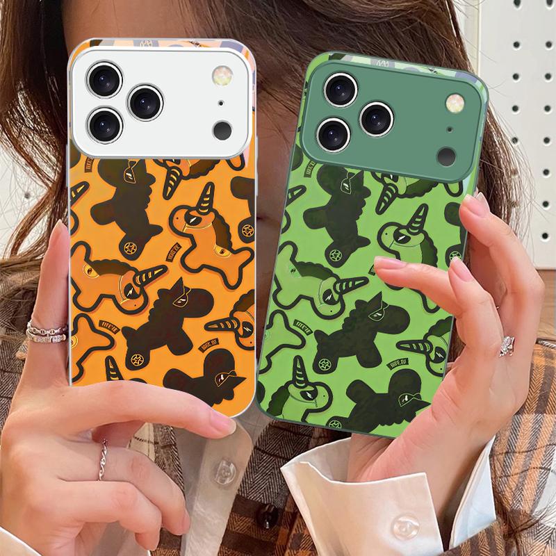 Unicorn cartoon wallpaper For iPhone 17 Air 16 E 15 14 13 Plus 12 mini 11 17 Pro Max XR Xs Max 16E 7 8 Tempered Glass Phone Case