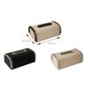 Leather Tissue Box Color-blocked Thread Weaving Two-color Home Napkin Holder Paper Towel Holder Organizadores Home Decoraction