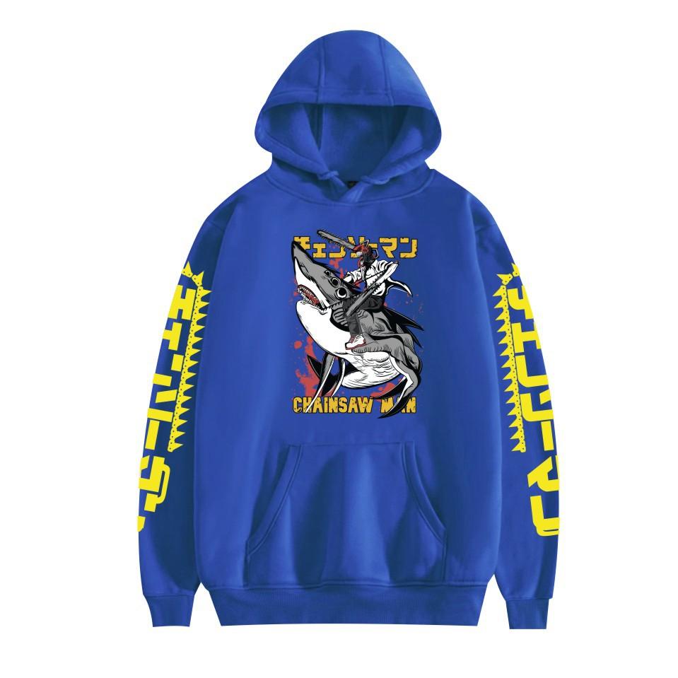 Chainsaw Man Anime Hoodie Chainsaw Man Hoodie Streetwear Hooded Sweatshirt Men Women Cosplay Sports