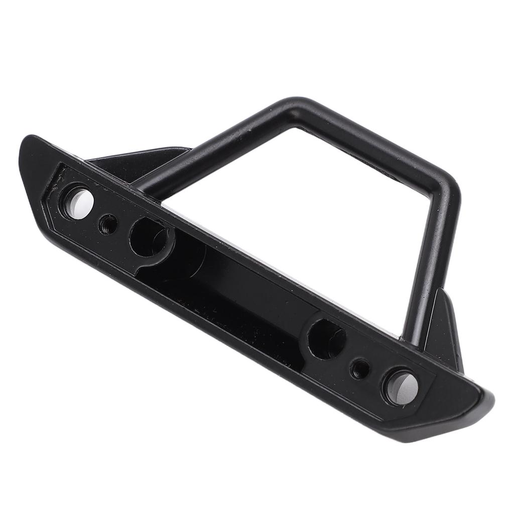 RC Flat Front Bumper Car Protection with 2 LED Headlights for Axial SCX24 124 RC Car Crawler