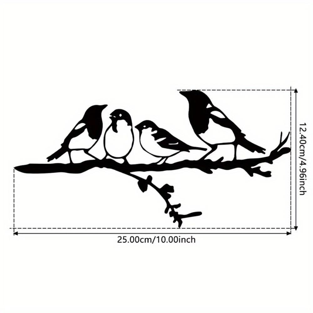 Metal Animal Sculptures for Backyard Patio Wall Decoration Birds Dogs Dragons Fairies TY8046