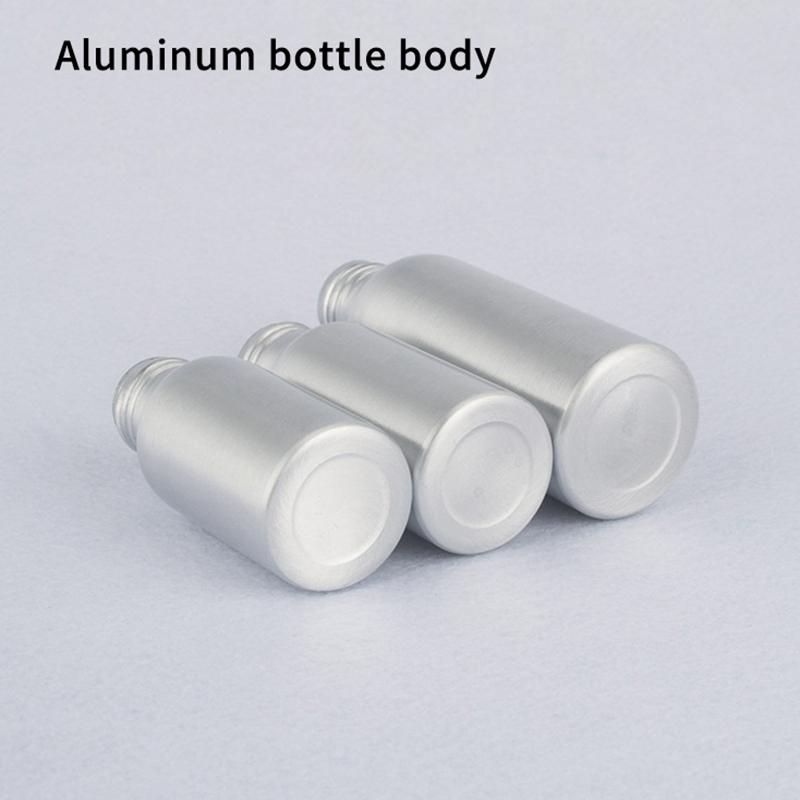 40-200Ml Aluminum Pump Bottle High Quality Lotion Pump Shampoo Lotion Pump Refillable Bottle Liquid Dispenser Travel Container