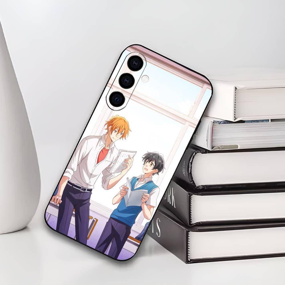 S-Sasaki to M-Miyano Soft Black Handyhülle für Samsung Galaxy A73/A72/A71/A70/A53/A52/A51 Kompatibel mit mehreren Modellen