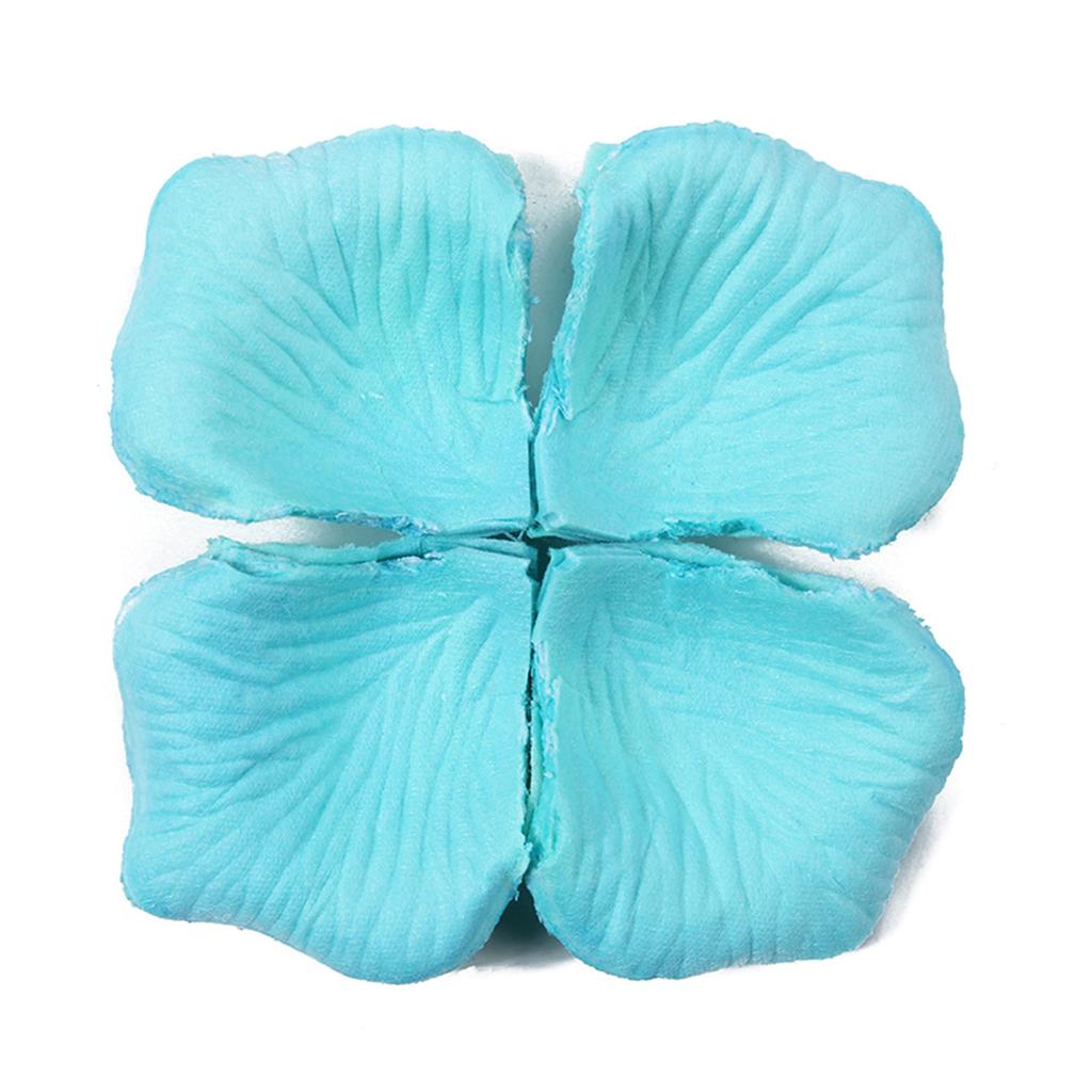 100pcs Reusable Artificial Rose Petals Decoration for Elegant Wedding Arrangement and Romantical Evening Party Setups