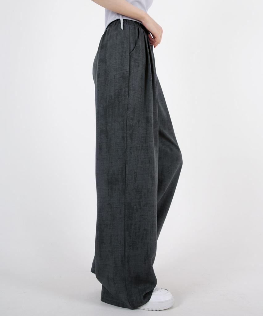 UMM Women'S Summer Wrinkle-Free Tuck Wide Pants 3 Colors