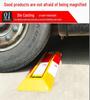 Thickened Triangle Parking Post: Anti-Collision Wheel Stopper with No-Drill Installation