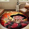 Horror Movie Characters Round Rug for Livingroom,Bedroom, Palyroom, Chair Rug, Area rug, Circle Carpet, Large Size Fan Christmas gift