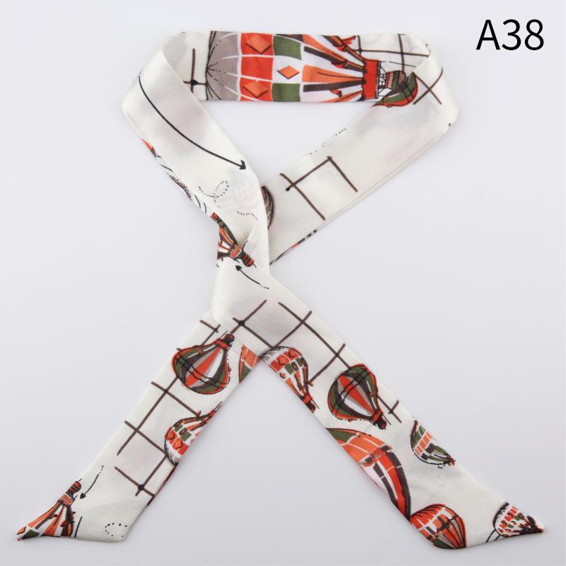 Silk Scarves Versatile Tied Bags, Long Strips, Small Silk Scarves, Bows, Headbands, Streamers, Gift Boxes, Gift Straps.