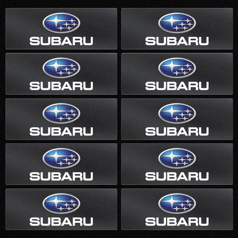 

Новая наклейка на интерьер автомобиля Наклейки на центральную консоль Эмблема Значок Для Subaru WRX Forester Outback Crosstrek Legacy Impreza Levorg 10pcs