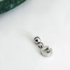 DIY Sliding Chain Alphabet Number Pendant Necklace Personalized Jewelry