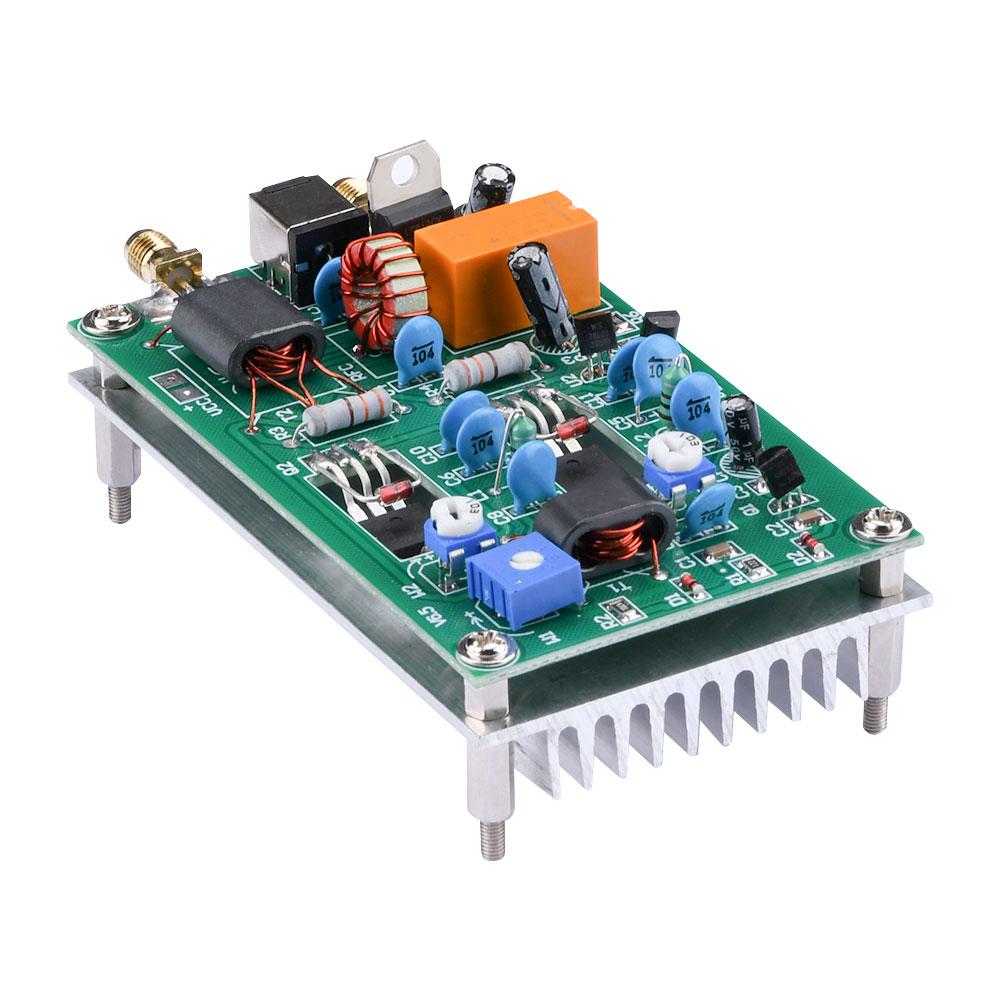 DC 12-13.8V 30W Short Wave Amplifier Board CW SSB Linear HF Power Amplifier Audio Amplifier Module DC 5.5X2.1mm Interface