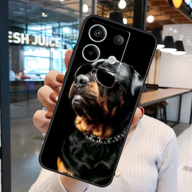 Rottweiler Dog Case For Xiaomi Redmi Note 15 Pro Plus 10 11 12 13 14 Pro Redmi 15 15C 10C 12C 13C 14C Cover