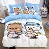 Cute Bubu Duvet Cover and Pillowcase Set, King/Extra King Bedding Set, Children's Bedroom Decor, Gift for Boys and Girls
