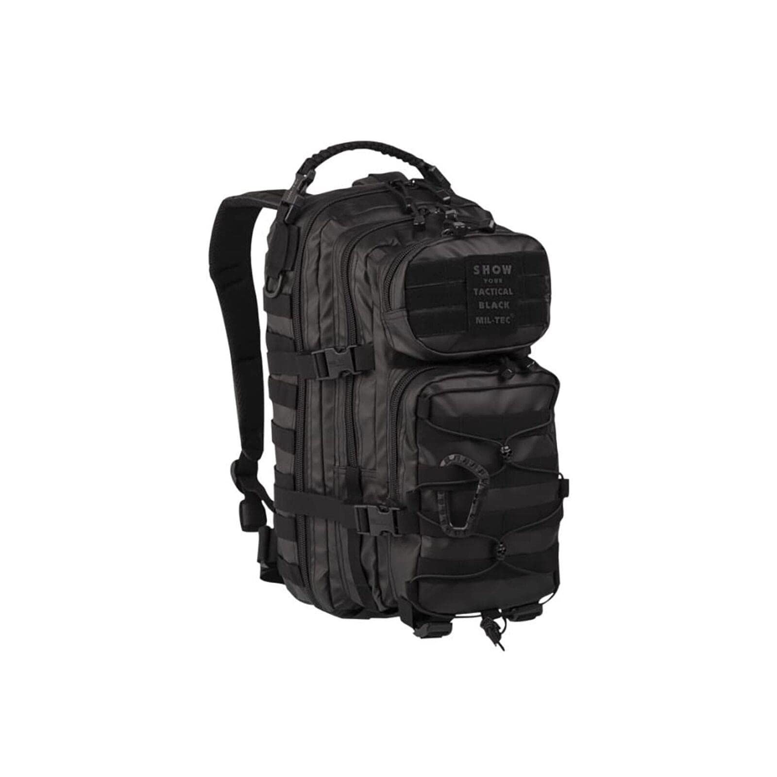 [Mil-Tec] Рюкзак US ASSAULT PACK 20 л с системой MOLLE - ТАКТИЧЕСКИЙ ЧЕРНЫЙ Камуфляж