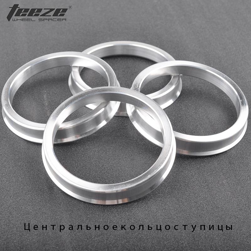 4pcs Car Aluminium Alloy Wheel Hub Centric Rings Center Bore 74.1-54.1 74.1-56.1 74.1-60.1 74.1-66.6 74.1-67.1 74.1-71.6