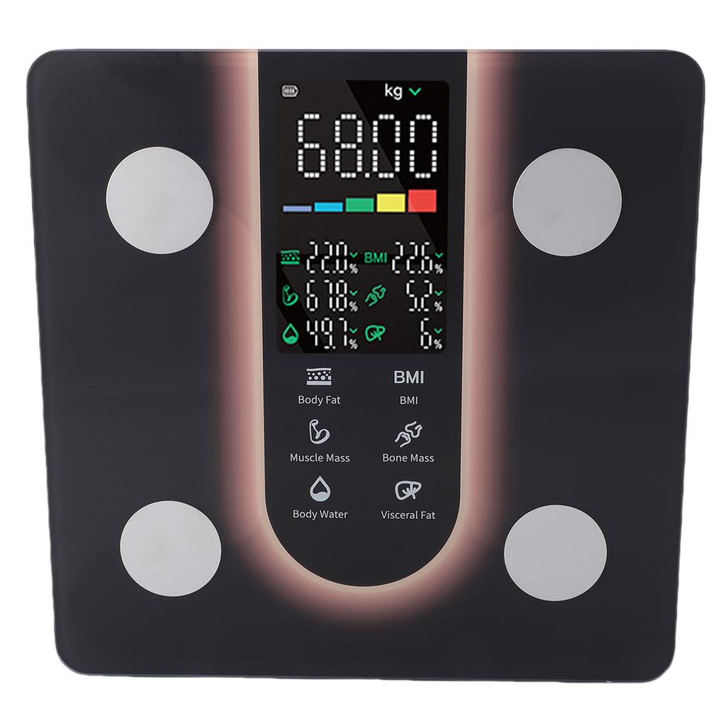 Smart Scale Accurate Health Tracking   Digital Weighing Scale with LED Large Display Sync App for Home Use