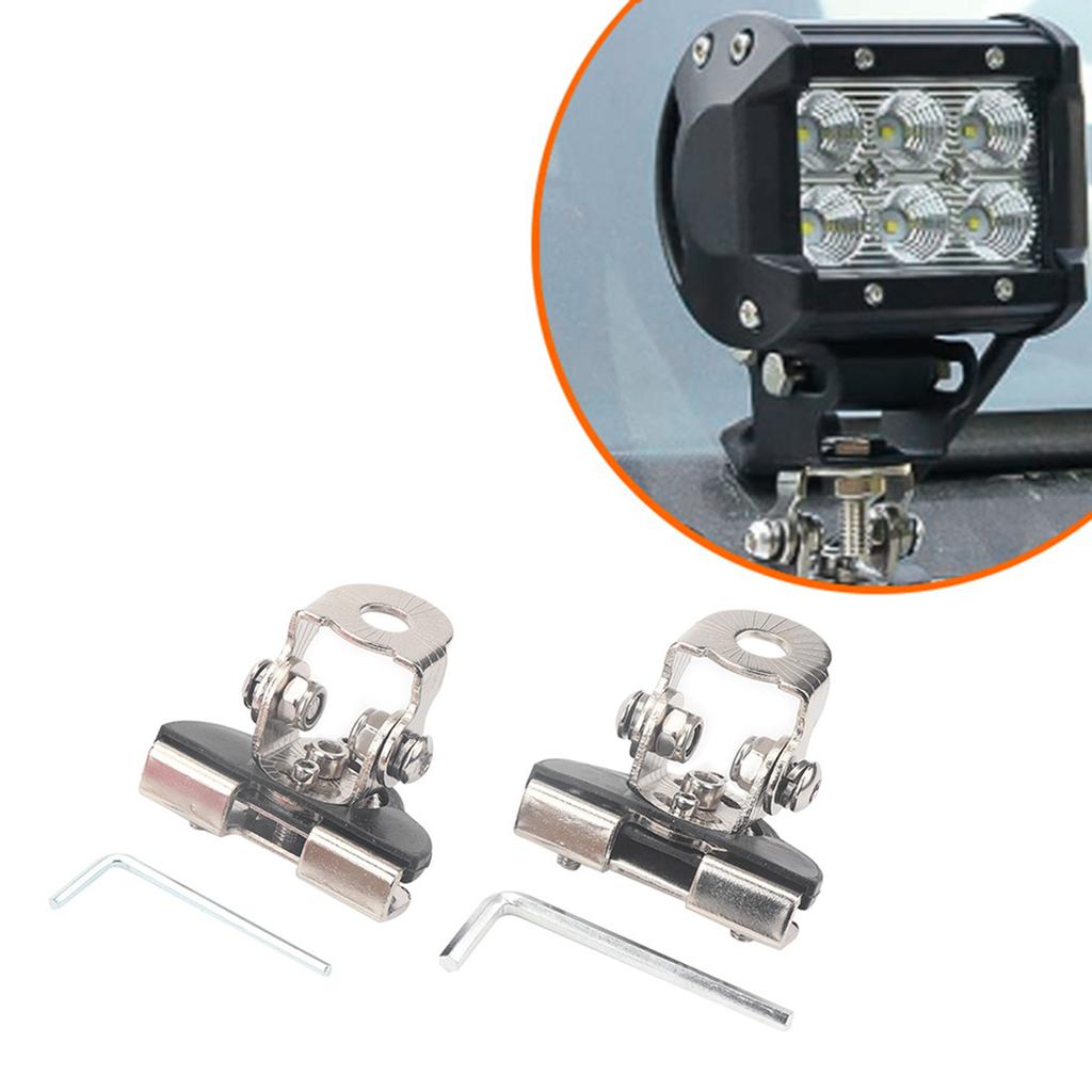 Držák LED lišty Montážní držák Pracovní světlo do auta Svorka kapoty mlhového světla Auto Kryt motoru Off Road 4x4 otočný držák světel