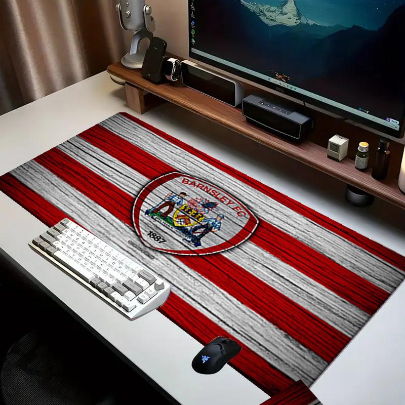 Barnsley Crest Design   Mouse pad Office Desk Mat, Gaming Mouse Pad Mousepad, keyboard pad,Heavy-Duty Non-Slip Rubber Backing, Gift