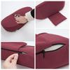 Car Seat Lumbar Support Fur leather Pillow Waist Protector Auto Accessories For Citroen C4 C3 C5 C1 C2 Berlingo Celysee Cactus