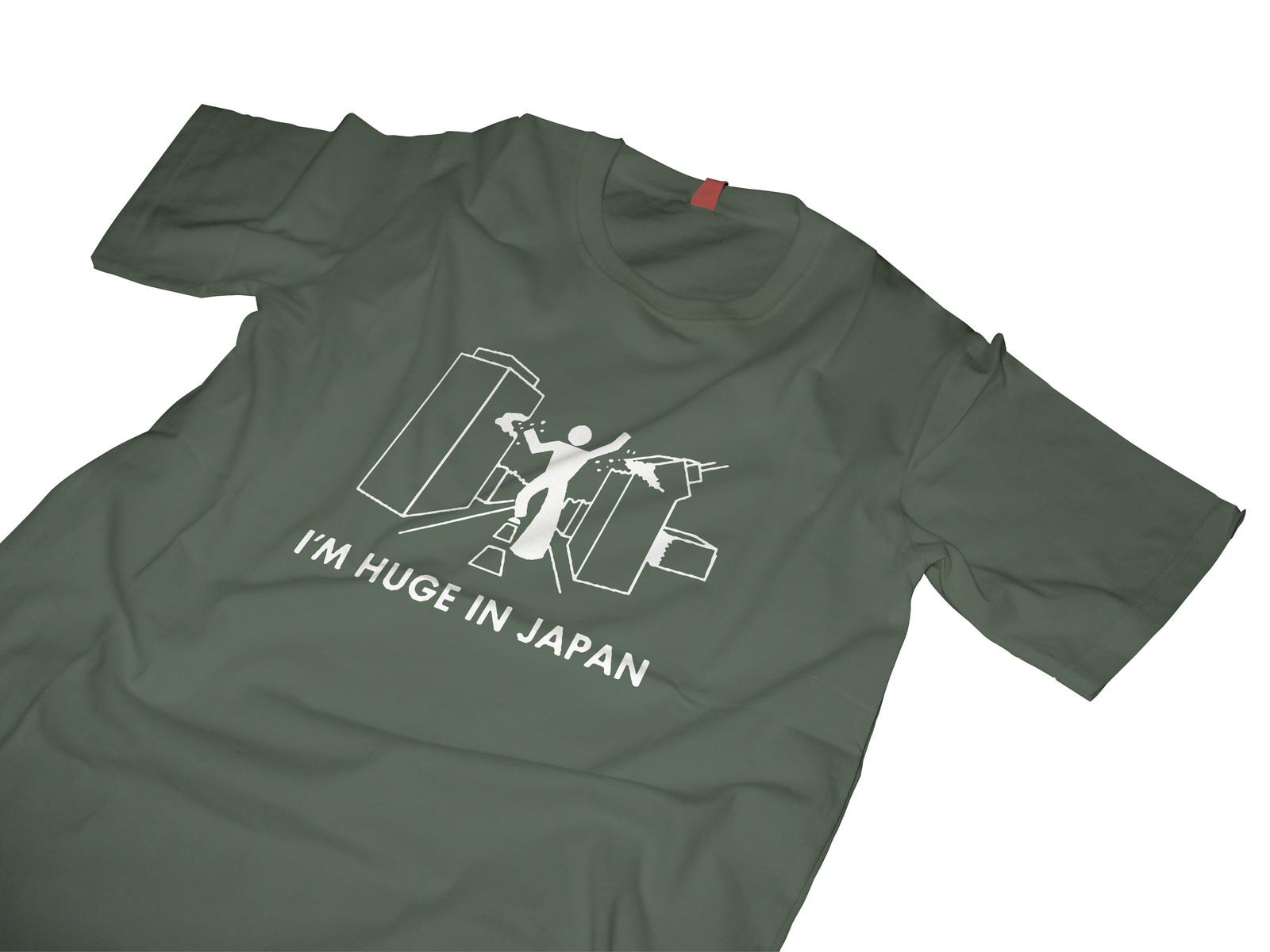 I Am Huge In Japan T Shirt Mens Womens Tees Top Geek Nerd T Shirt Mens Womens Tees Top japan Giant tokyo 4XL