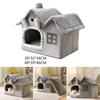 Bed with Removable Cushion - Perfect for Small to Large Dogs