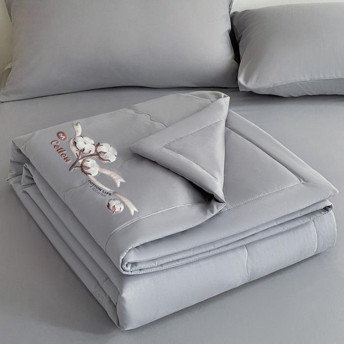 Class A Cotton Summer Quilt for Mother & Baby - Lightweight, Thin, Machine Washable, Perfect for Air Conditioning or Children