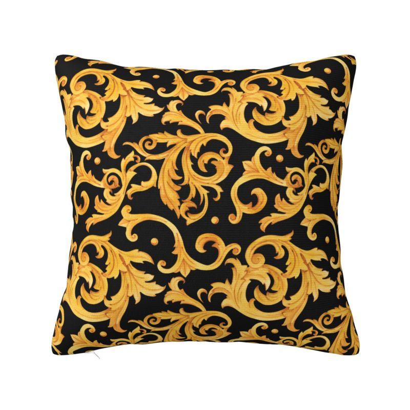 Barockes Blumenmuster Kissenbezüge Europäischer Rokoko Stil Weiche Niedliche Kissen für Sofa Heimdekoration