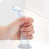 Transparent Dildo Suction Cup Unisex Gay Lifelike Safe Stable Sensual Realistic Texture G Spot Artificial Penis with Strong Suction Base Stimulation