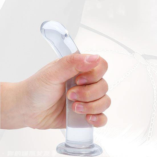 Transparent Dildo Suction Cup Unisex Gay Lifelike Safe Stable Sensual Realistic Texture G Spot Artificial Penis with Strong Suction Base Stimulation