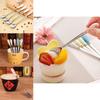 Stylish Floral Ceramic Handle Stirring Spoon With Durable Stainless Steel For Beverages