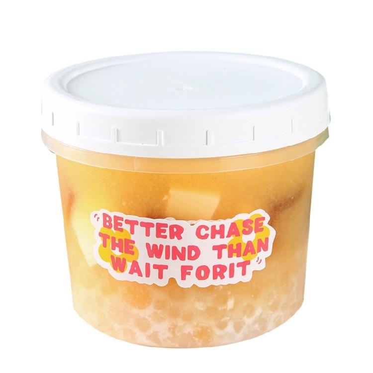 Reusable Plastic Puddings Jars with Lid Microwave Safe Design For Snacks Meal Preparation Kitchen Accessories