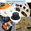 Uxcell Chapéu de Sino de Controle Métrico para Guitarra para Guitarras Elétricas e Conjunto de Eixo Dividido x Tom x Botões, Botões, Baixos, Potenciômetros, 3 Peças (Volume 1, 2),