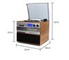 Cross Classic Multifunction Retro Record Player with HIFI Harman Sound, CD, Cassette, and Bluetooth Speaker