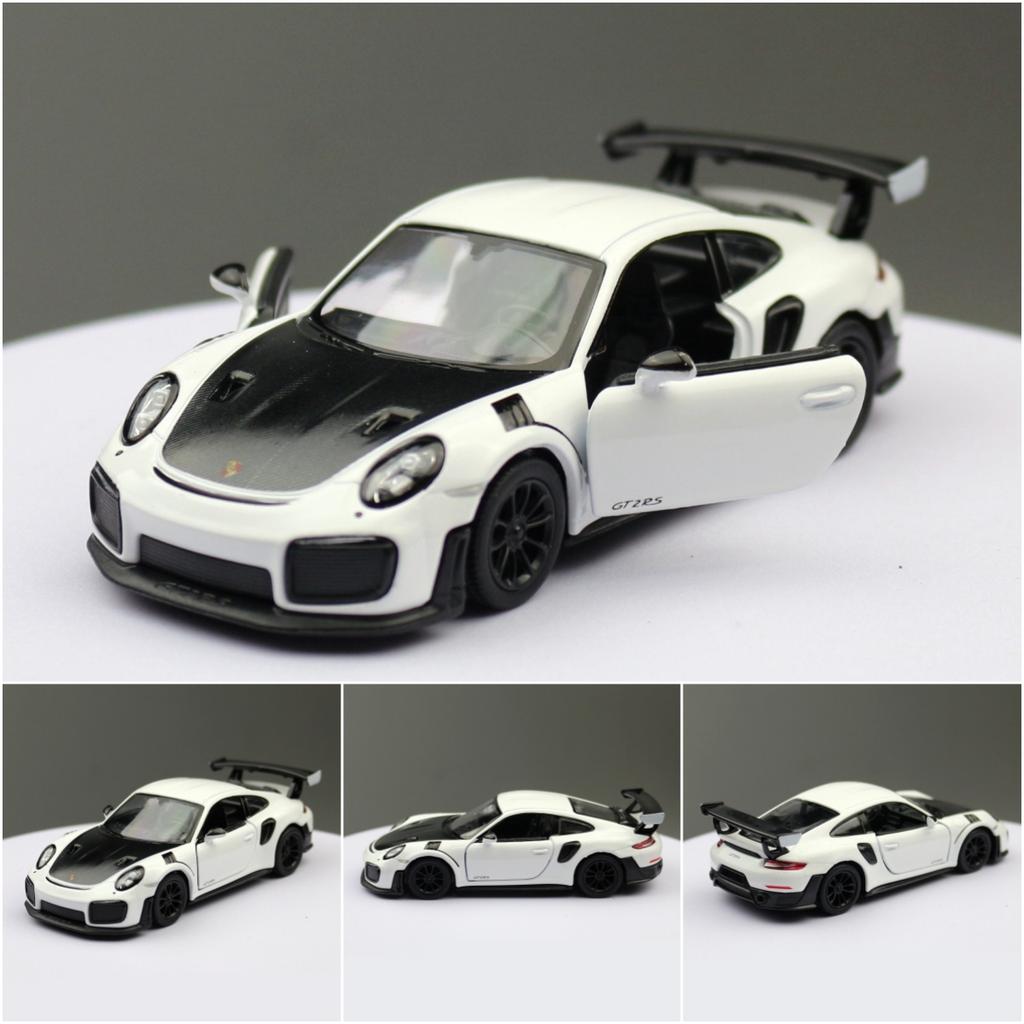 Toy Car Model 1/36 Porsche 911 GT2 RS Super Racing Alloy Diecast Miniature Vehicle Collection Gift for Children Boy Kid