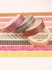 5rolls/box Vintage Plant Washi Tape For Crafts Gift Wrapping Scrapbooking Supplies Decorative Tape School Supplies Masking Tape