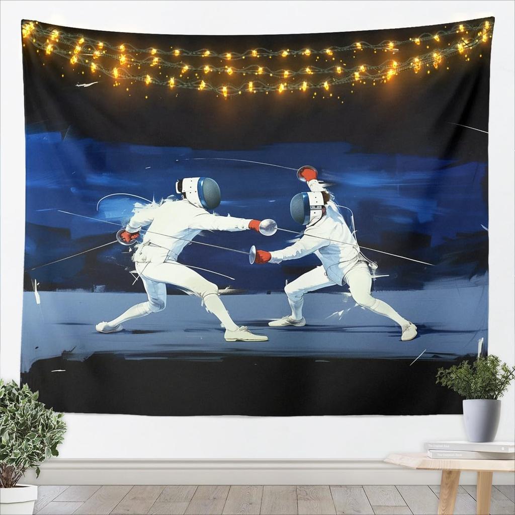 Soccer Tapestrysports Gaming Tapestry For Bedroom White And Black Football Tapestries Large For Kids Adults Sport Themed Hanging