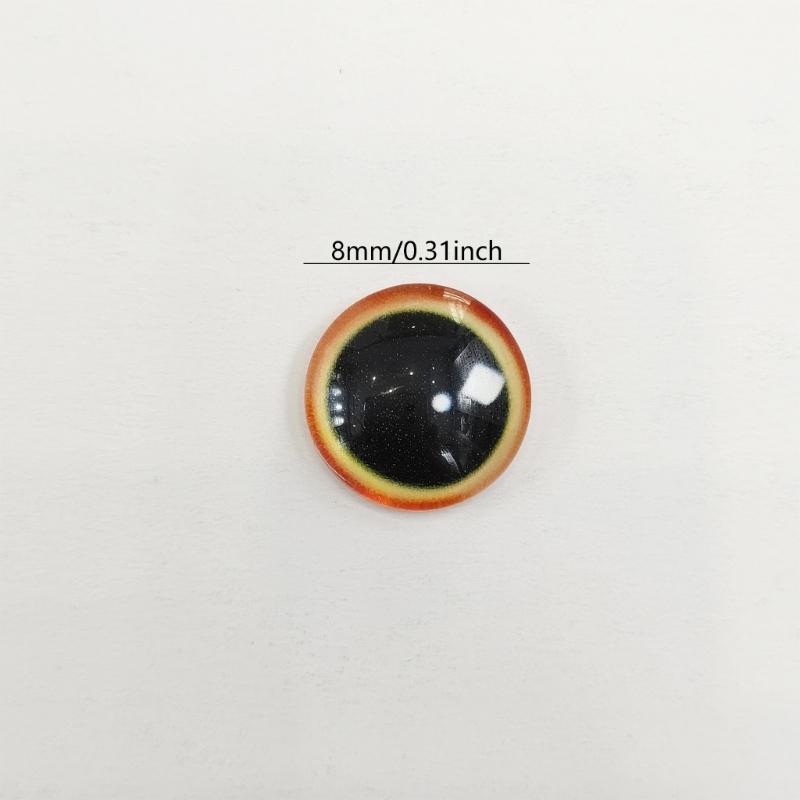 Plastic Doll Eye Set for DIY Crafts Plastic Safety Eyes Semi Sphere DIY for Handmade Toy Soft Craft Crocheting