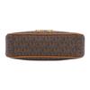Michael Kors Monogramm Logo Beschichtetes Canvas Und Leder Reißverschluss Clutch Damen Handtaschen Braun 35R3G4CC1B-BROWN