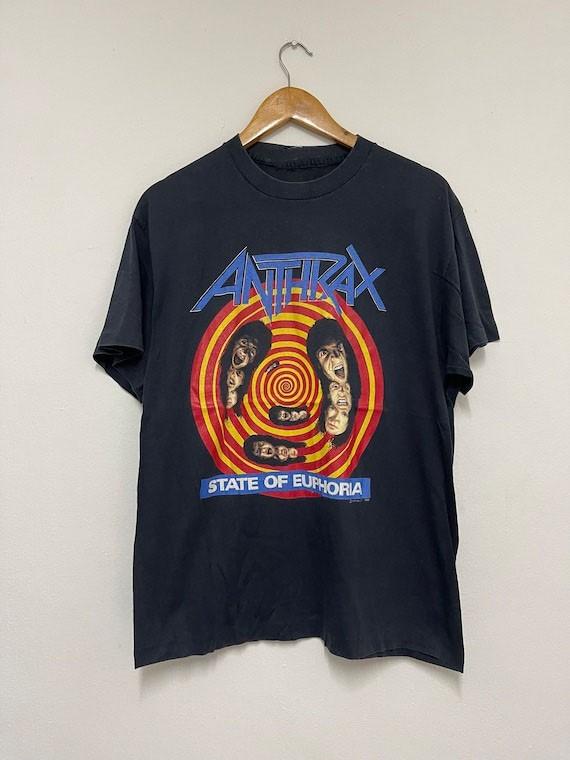 New 80’s Anthrax State Of Euphoria 1988 Gift For Fans Unisex S-5XL Shirt SS1576 XL