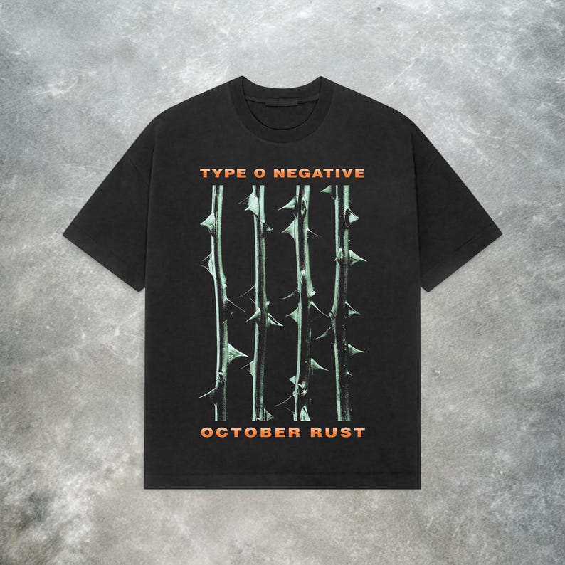 Type O Negative World Coming Down Tee Vintage Goth Band Oversized T-shirt Cotton Men Women Streetwear Harajuku Female Male Clothing