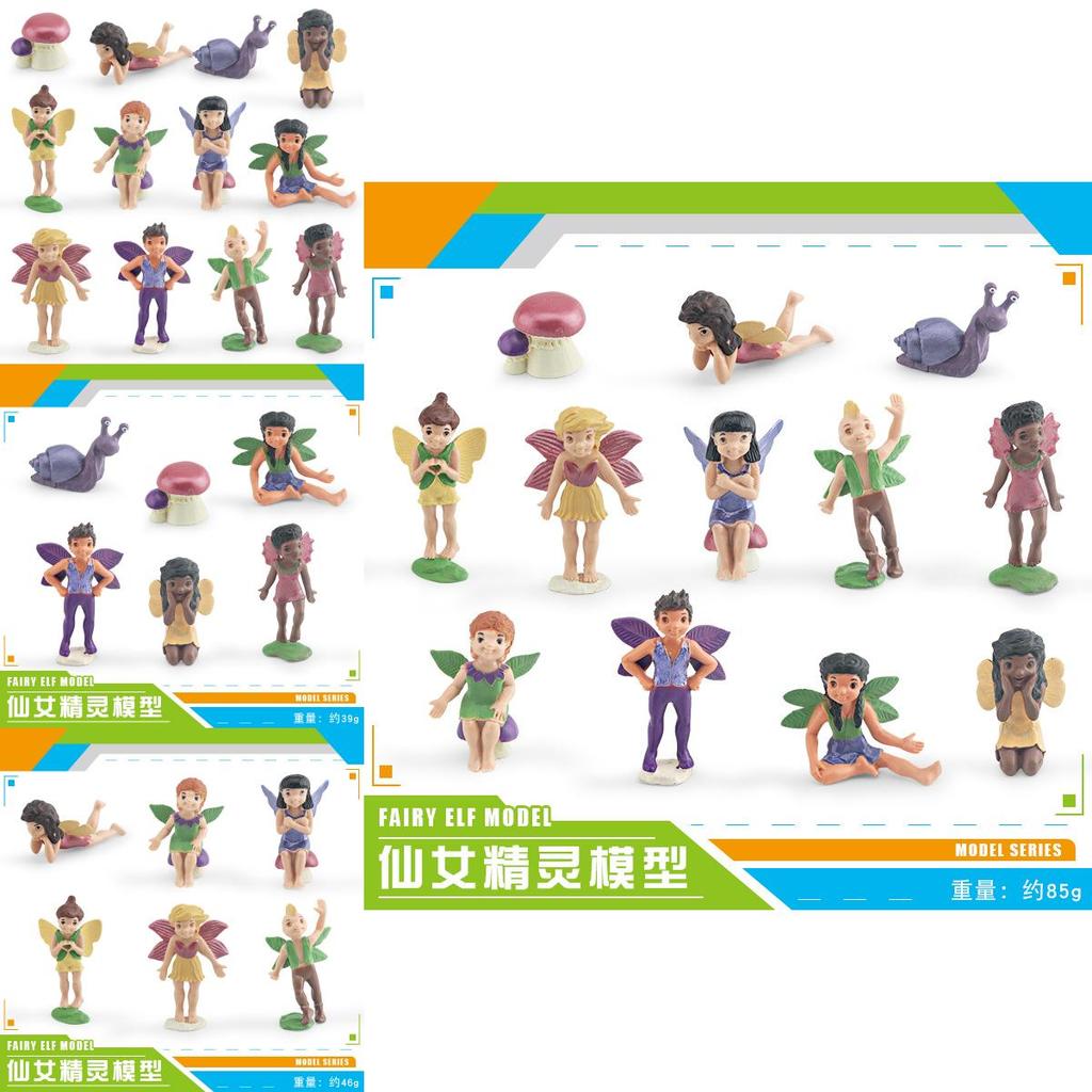 Fantasy Mythical Character Miniature Fairy Model Pvc Decorative Figurine For Collection And Home Decor