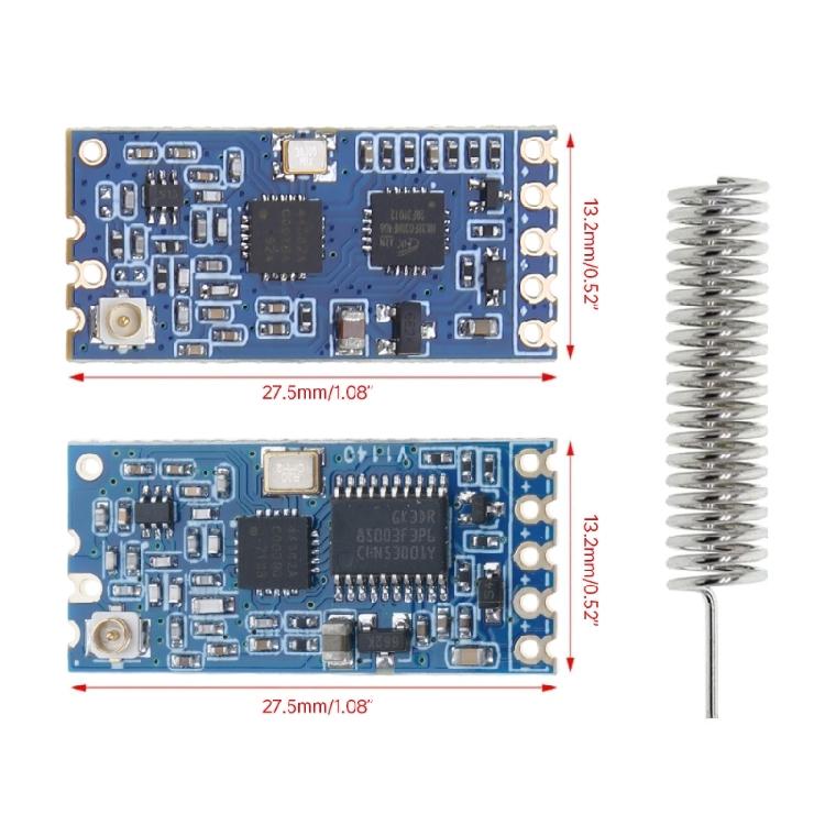 1000m 433mhz HC-12 Si4438/4463 Serial Port Module UART Interfaces Long Distance