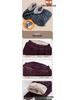Women's Plus Size Camel Down Cotton Pants for Elderly - Winter Loose Fit