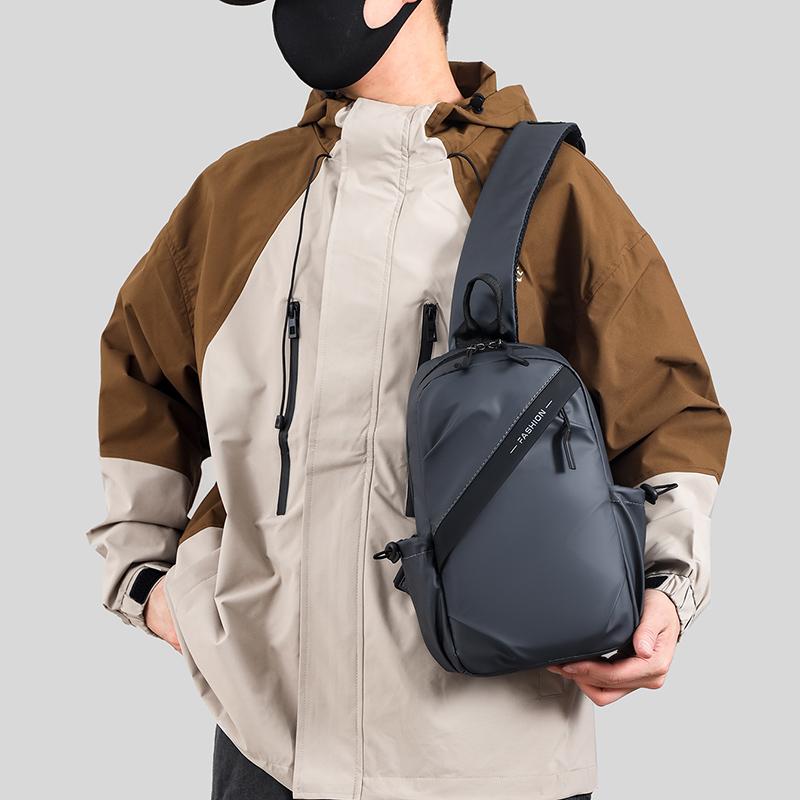 Crossbody Bag Men's Chest Bag Sports Shoulder Bag
