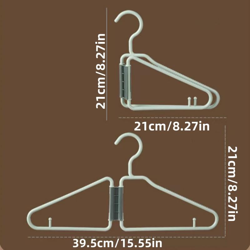 12pcs Foldable Coat Hangers - Portable Travel Hangers, Space-Saving Design,Ideal for Clothes & Coats
