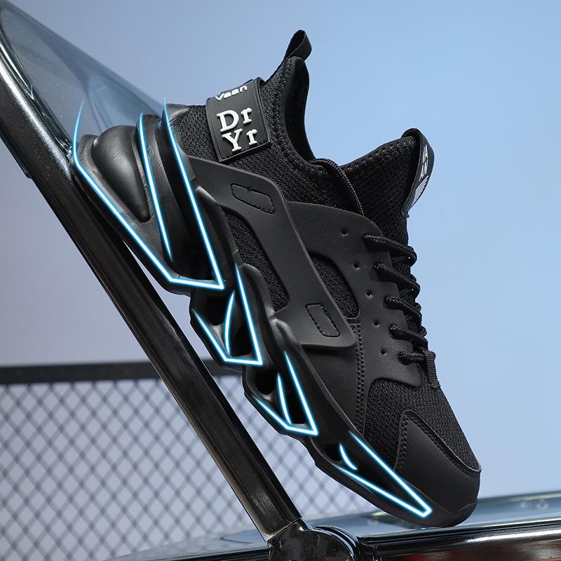 

Large size mesh shoes men s summer breathable thin mesh sports casual running fly-woven sports shoes 39