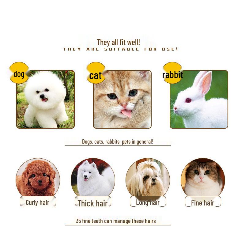 Lili Rechargeable Pet Hair Trimmer for Cats, Dogs, and Rabbits - Universal Electric Clipper for Long Hair 