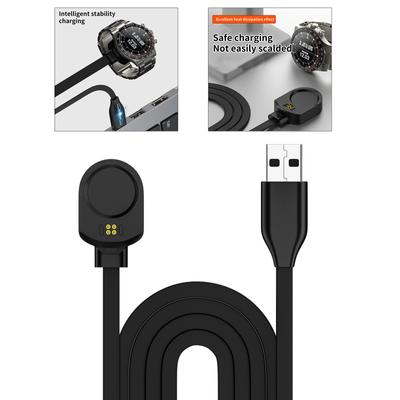 Įkrovimo kabelių pakaitalai laikrodžiams MARQ 2 Athlete/Captain/Golfer/Aviator, USB įkrovimo laidas, išmanusis laikrodis, 39'' galia