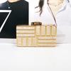 One-Shoulder Acrylic Shell Clutch - Minimalist Crossbody Evening Bag for Women