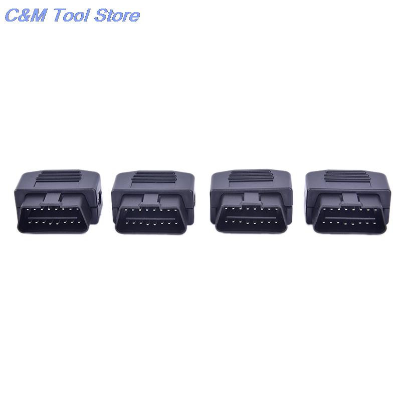 OBD2 L Type 16 Pin Sockets Connector Plug Met Shell En Schroef Man Auto Connector Kabel Draad